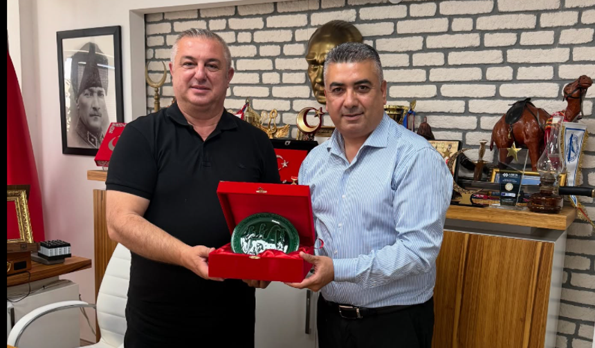 Efrail Sancar’dan Geyikli Belediyesine ziyaret