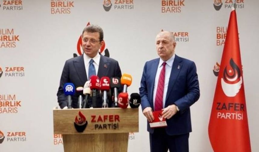 Ekrem İmamoğlu'ndan Ümit Özdağ’a teşekkür mesajı
