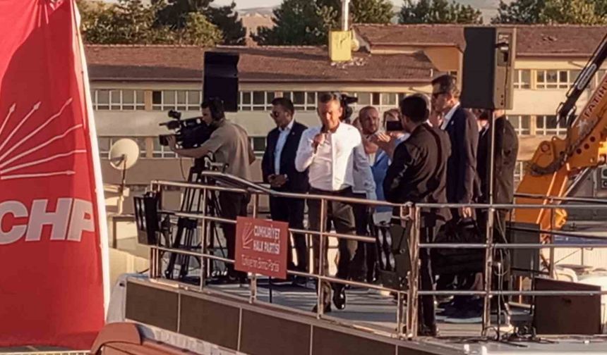 Özgür Özel, Malatya’da halka seslendi