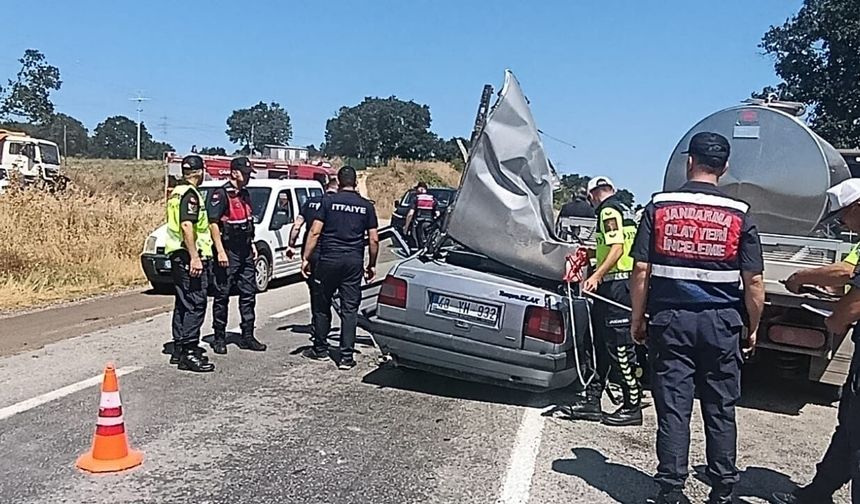 Çanakkale’deki ağır kazada  yaralanan çocuk hayatını kaybetti