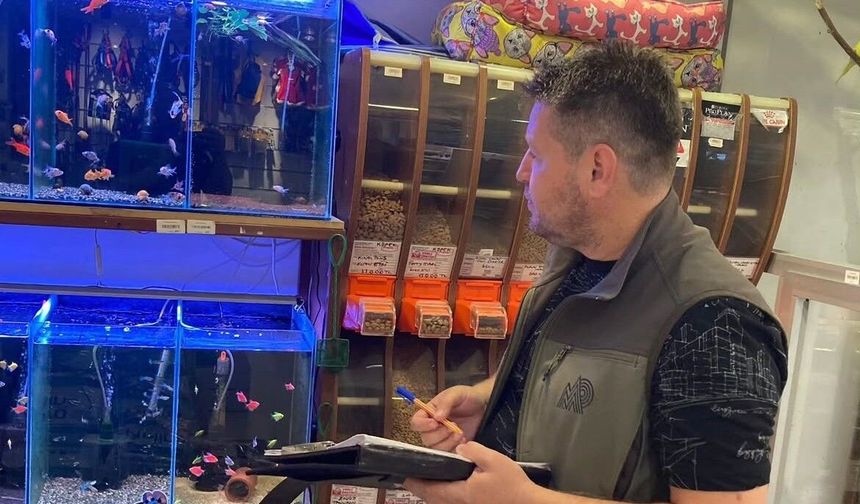 DKMP Müdürlüğü ekiplerinden petshop denetimi