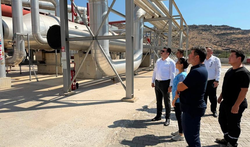 Ayvacık’ta Jeotermal Enerji Santrallerine İnceleme Ziyareti