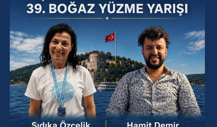 Hamit Demir ve Sıdıka Özçelik, Çanakkale Boğazı’nda birlikte kulaç atacak