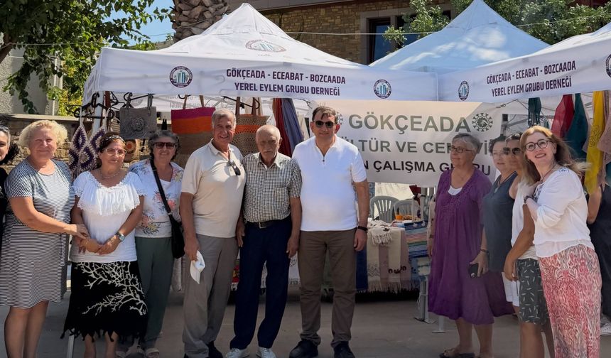 Gökçeada’da kadınların el emeği meydana taşındı!