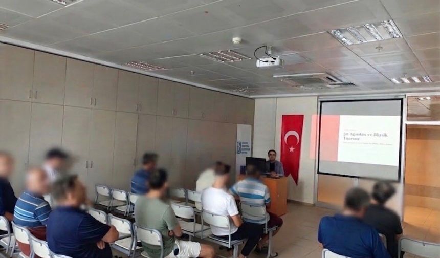 Denetimli serbestlik yükümlülerine 30 Ağustos semineri
