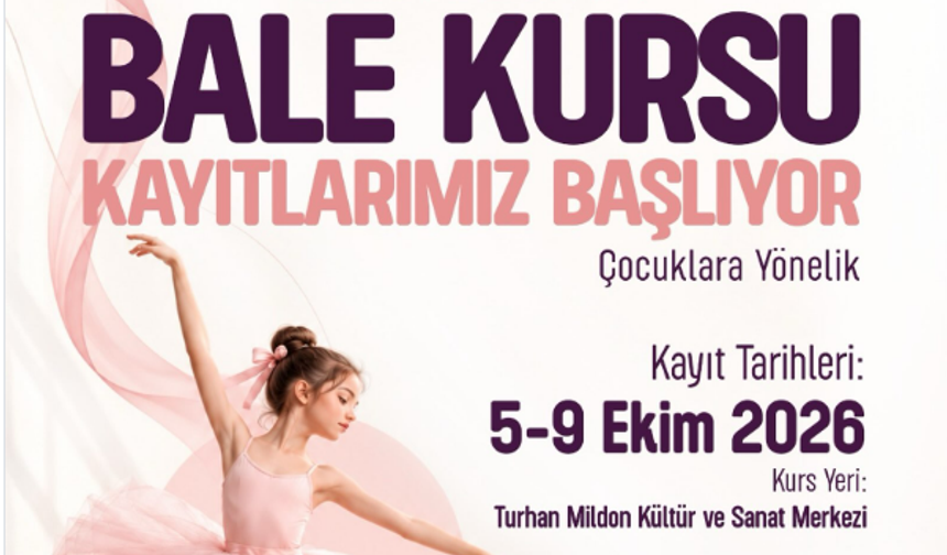 Kepez Belediyesi’nden Çocuklara Özel Bale Kursu!