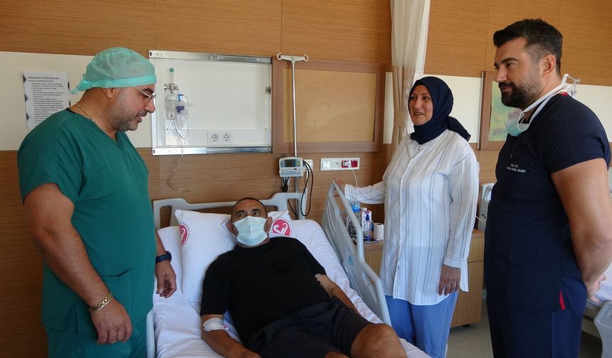 Ümidinin kaybolduğu yerde eşi donör oldu