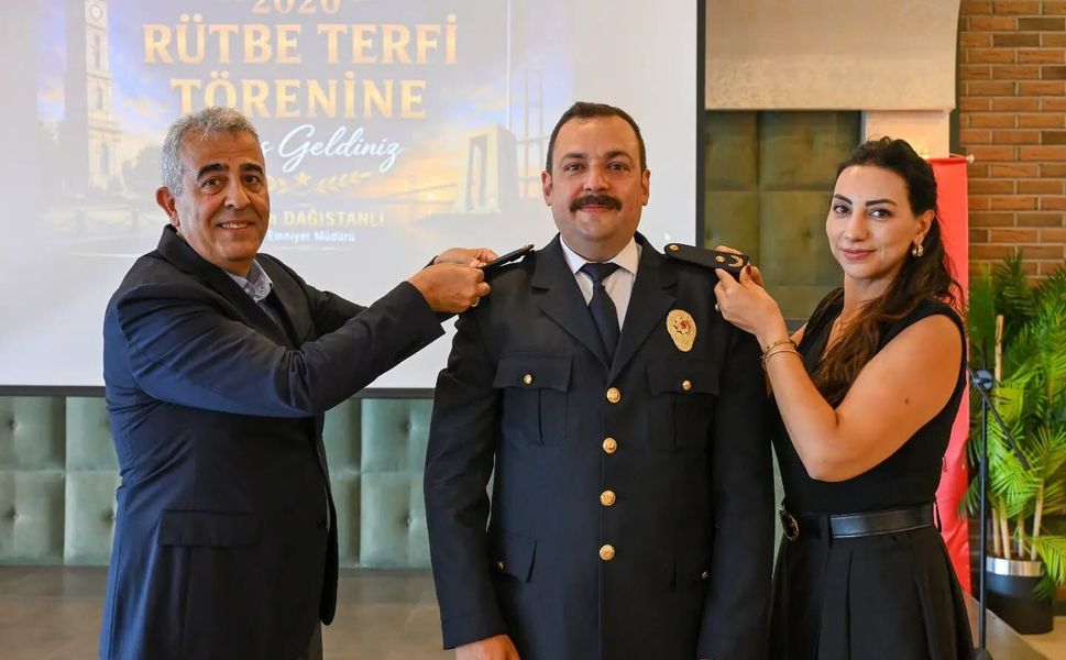 Çanakkale Emniyeti'nde rütbe terfi gururu!