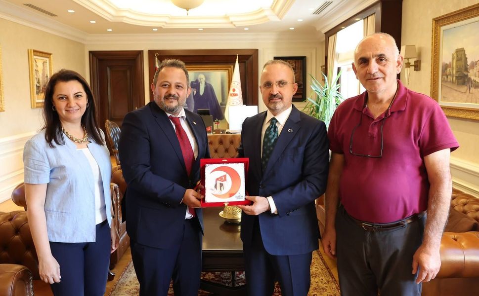 Bülent Turan, Çanakkale Kızılay Heyetini Ağırladı