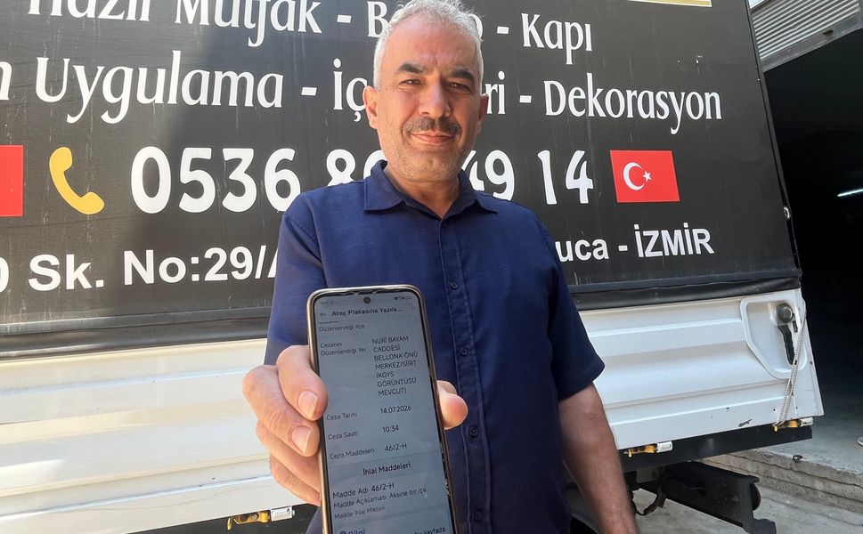 Hiç gitmediği Siirt'ten gelen trafik cezası, hayatının şokunu yaşattı