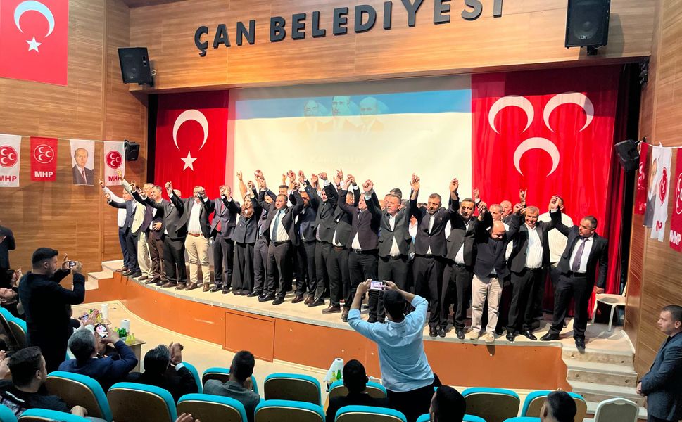 MHP Çan İlçe Başkanlığı'nda Mehmet Emre dönemi
