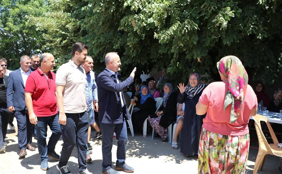 Bülent Turan Şevketiye Köy Hayrına katıldı