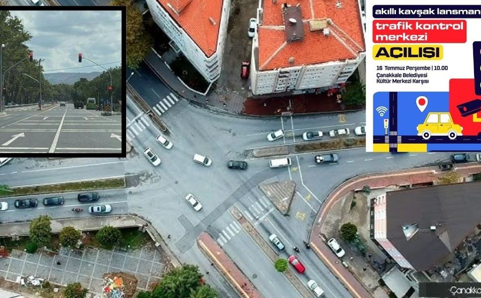 Çanakkale'de Trafiği Yapay Zekâ Yönetecek: Akıllı Kavşak Sistemi Tanıtılıyor