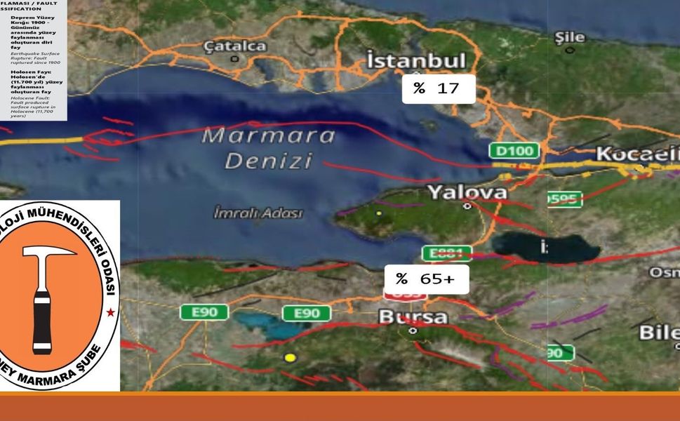 Jeoloji Mühendisleri Odası’ndan Çanakkale dahil 4 ile deprem uyarısı