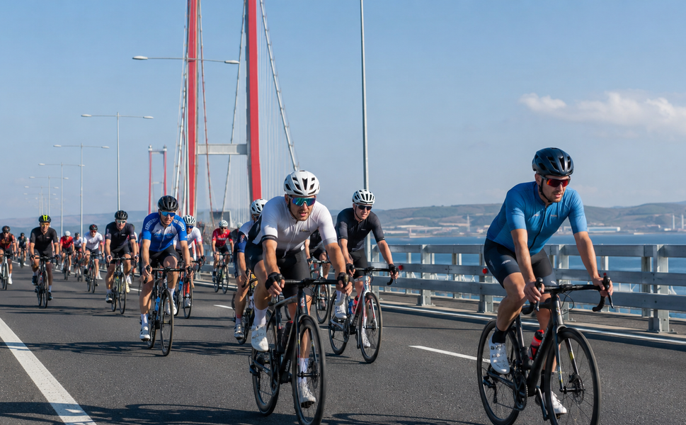 Çanakkale’de İlk Gran Fondo Heyecanı: Bisikletçiler 1915 Çanakkale Köprüsü’nden Geçecek