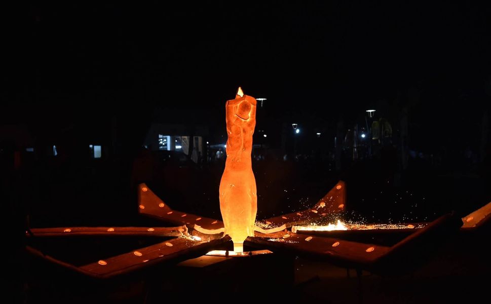 Seramik heykeller ateşle buluştu