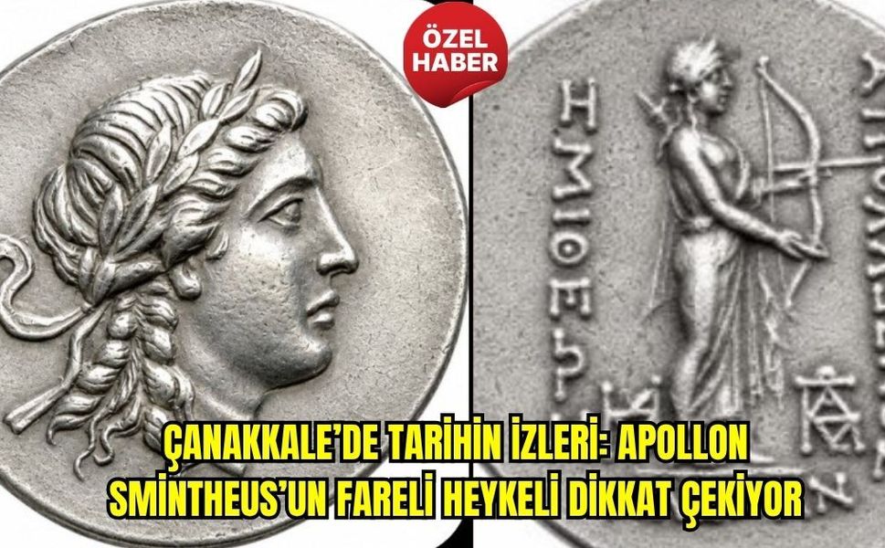 Çanakkale’de tarihin izleri: Apollon Smintheus’un fareli heykeli dikkat çekiyor