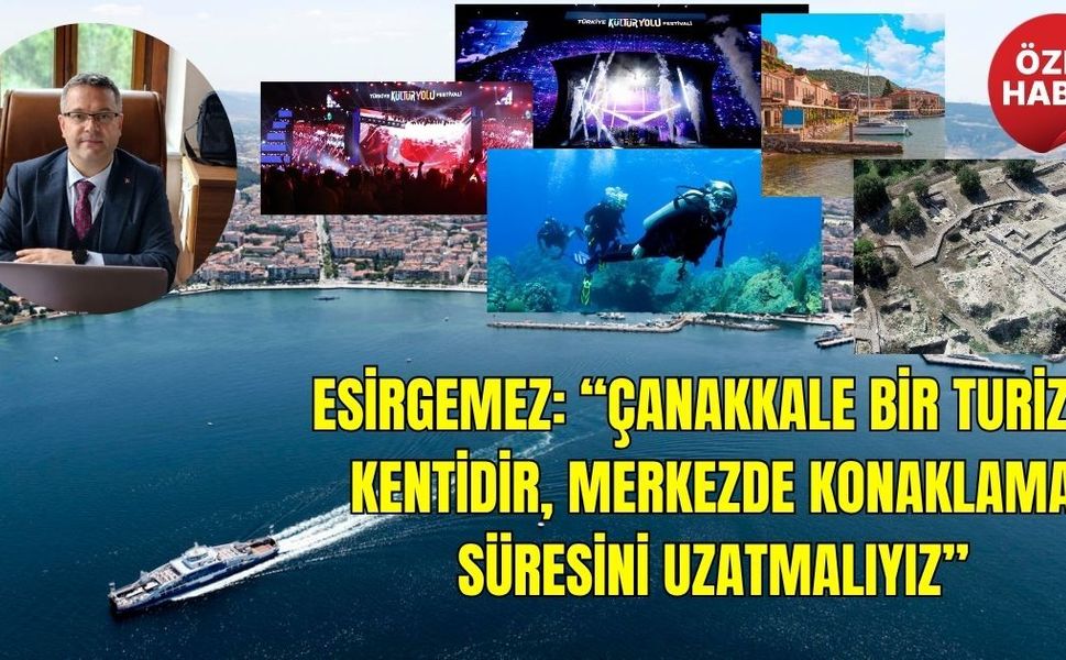 Esirgemez: “Çanakkale Bir Turizm Kentidir, Merkezde Konaklama Süresini Uzatmalıyız”