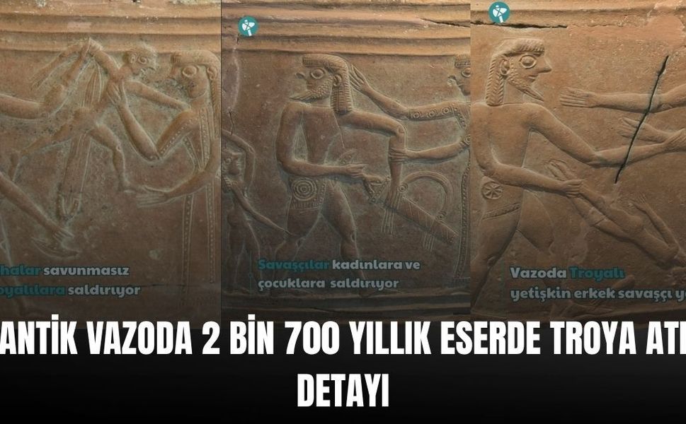 Troya Atı’nın sırrı 2 bin 700 yıllık vazoda ortaya çıktı! İşte bilinen en eski tasviri