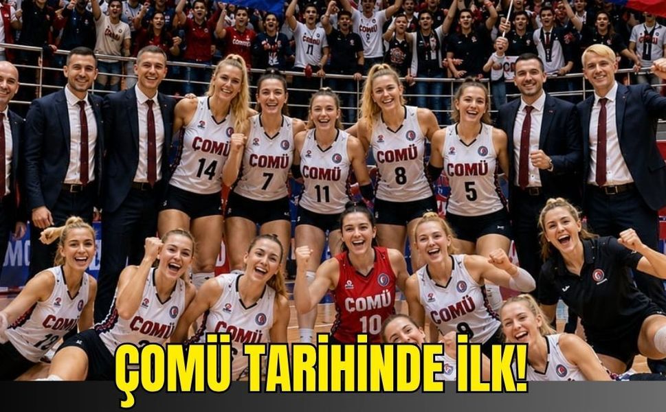 ÇOMÜ Kadın Voleybol Takımı İlkleri Yaşattı