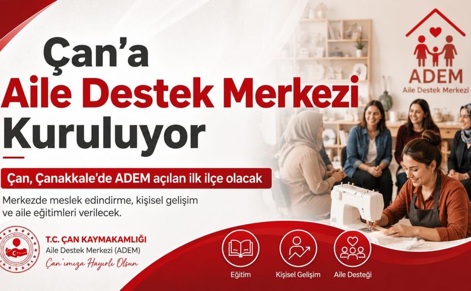 Çan’a  Aile Destek Merkezi Kuruluyor