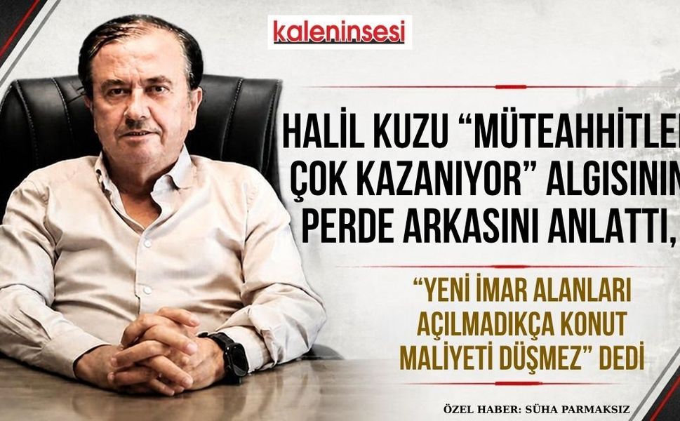 Halil Kuzu: “Çanakkale’nin imar geleceğini bugünden planlamalıyız”