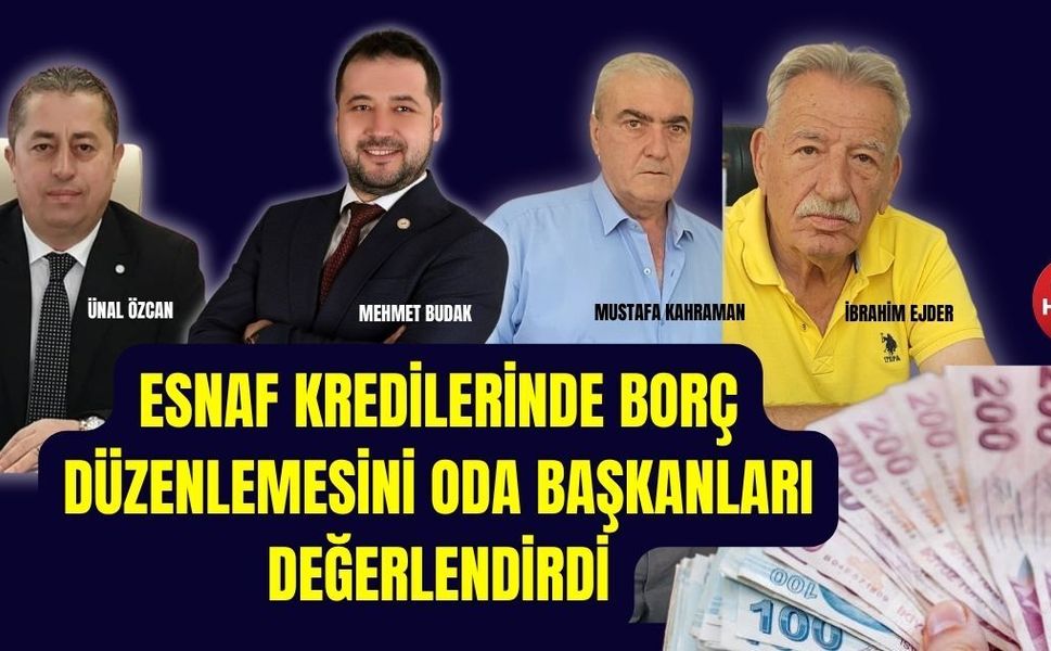 Borcu olan esnafa kredi yolu açıldı Başkan Ejder detayları aktardı