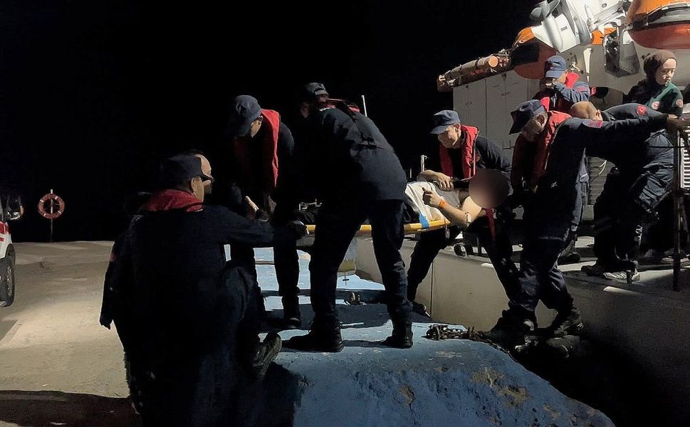 Gökçeada’da Gece Saatlerinde Tıbbi Tahliye!