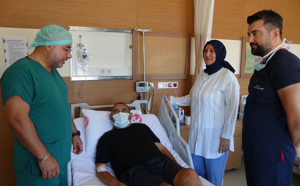 Ümidinin kaybolduğu yerde eşi donör oldu