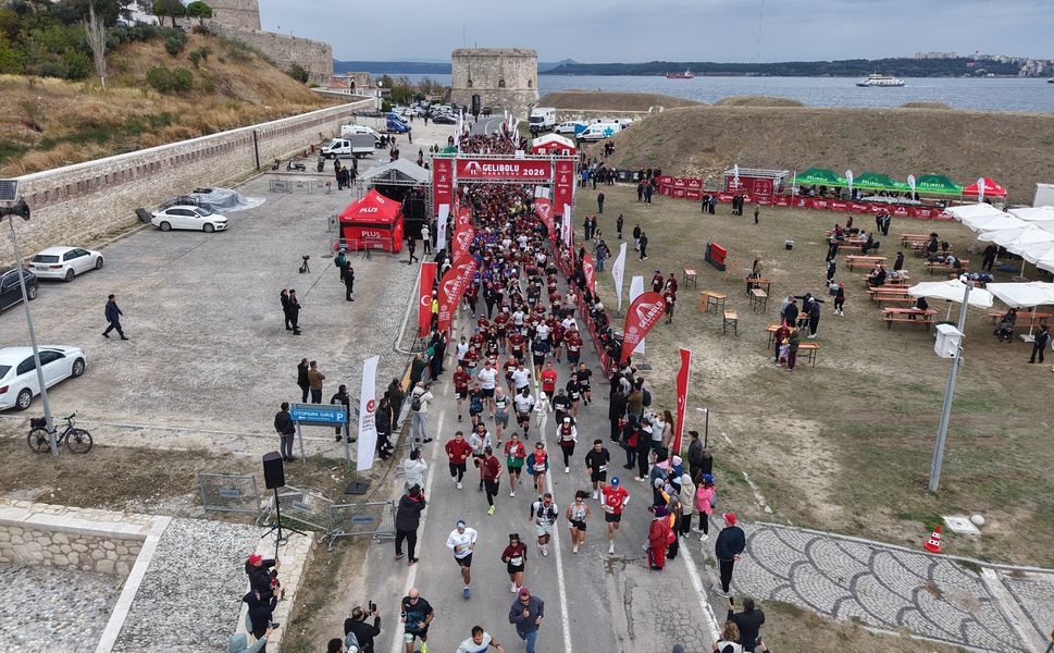 Tarihi Alan’da düzenlenen Uluslararası Gelibolu Maratonu sona erdi
