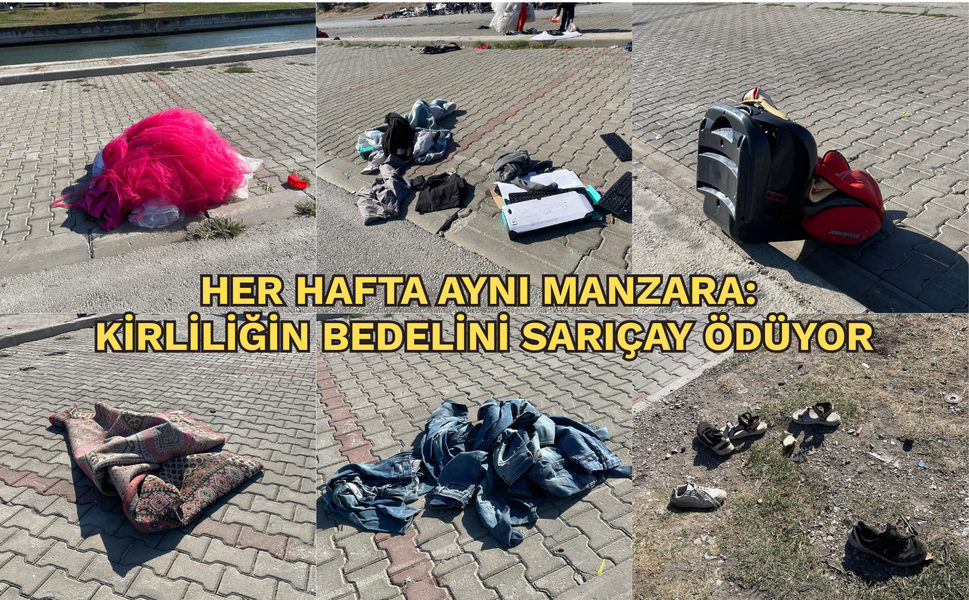 Her hafta aynı manzara: Kirliliğin bedelini Sarıçay ödüyor