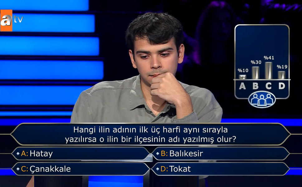 Kim Milyoner Olmak İster’de Çanakkale sürprizi!