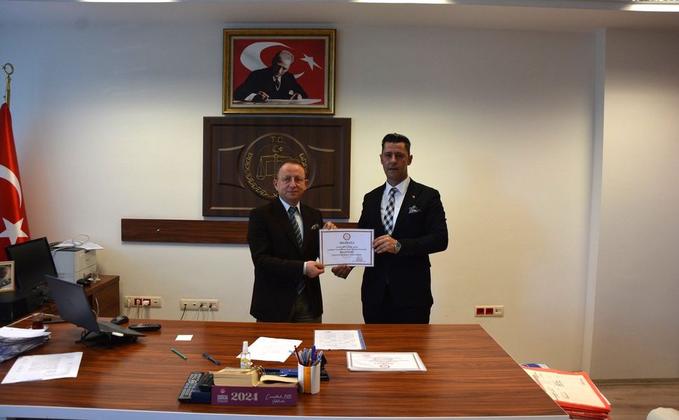 ÇTB Başkanı Emrah Kuru mazbatasını aldı