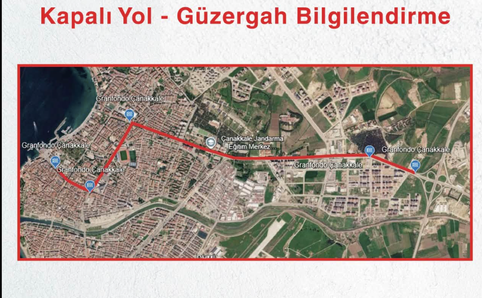 Gran Fondo öncesi Çanakkale’de hangi yollar trafiğe kapanacak?