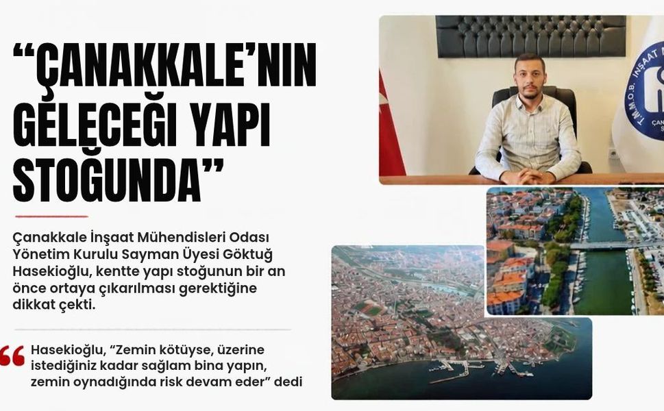 Hasekioğlu: Güvenli kentin ilk adımı; Yapı stoğunu ortaya çıkarmak
