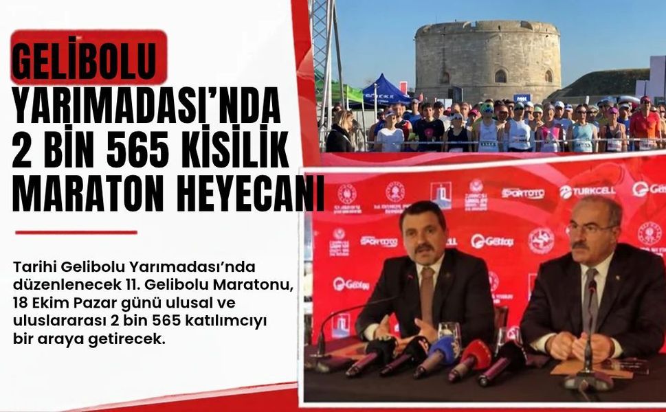 Şehitler diyarında dev maraton: 2 bin 565 kişi koşacak