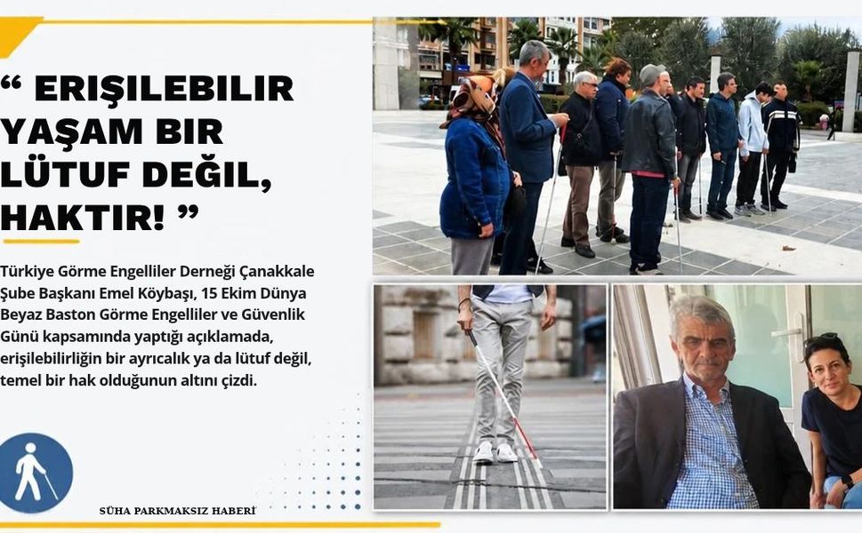 “ERİŞİLEBİLİR BİR YAŞAM BİR LÜTUF DEĞİL, HAKTIR!”