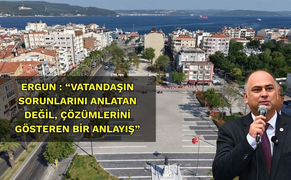 Ergun : “Vatandaşın Sorunlarını Anlatan Değil, Çözümlerini Gösteren Bir Anlayış”