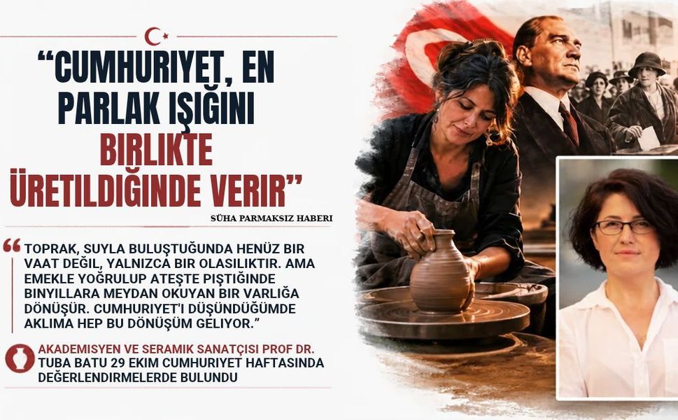 Prof. Dr. Tuba Batu: “Cumhuriyet eşitlikle güçlenir, gelecek dayanışmayla kurulur”