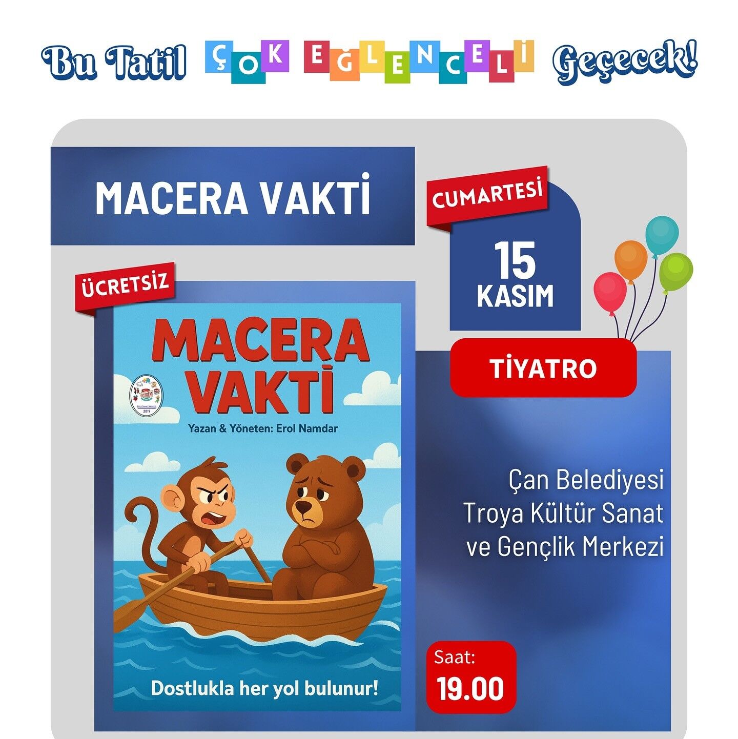 Çan Belediyesi Macera Vakti