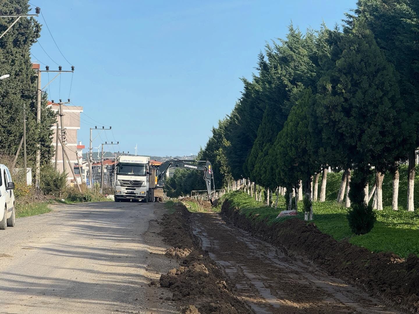 Lapseki Yol Çalışması