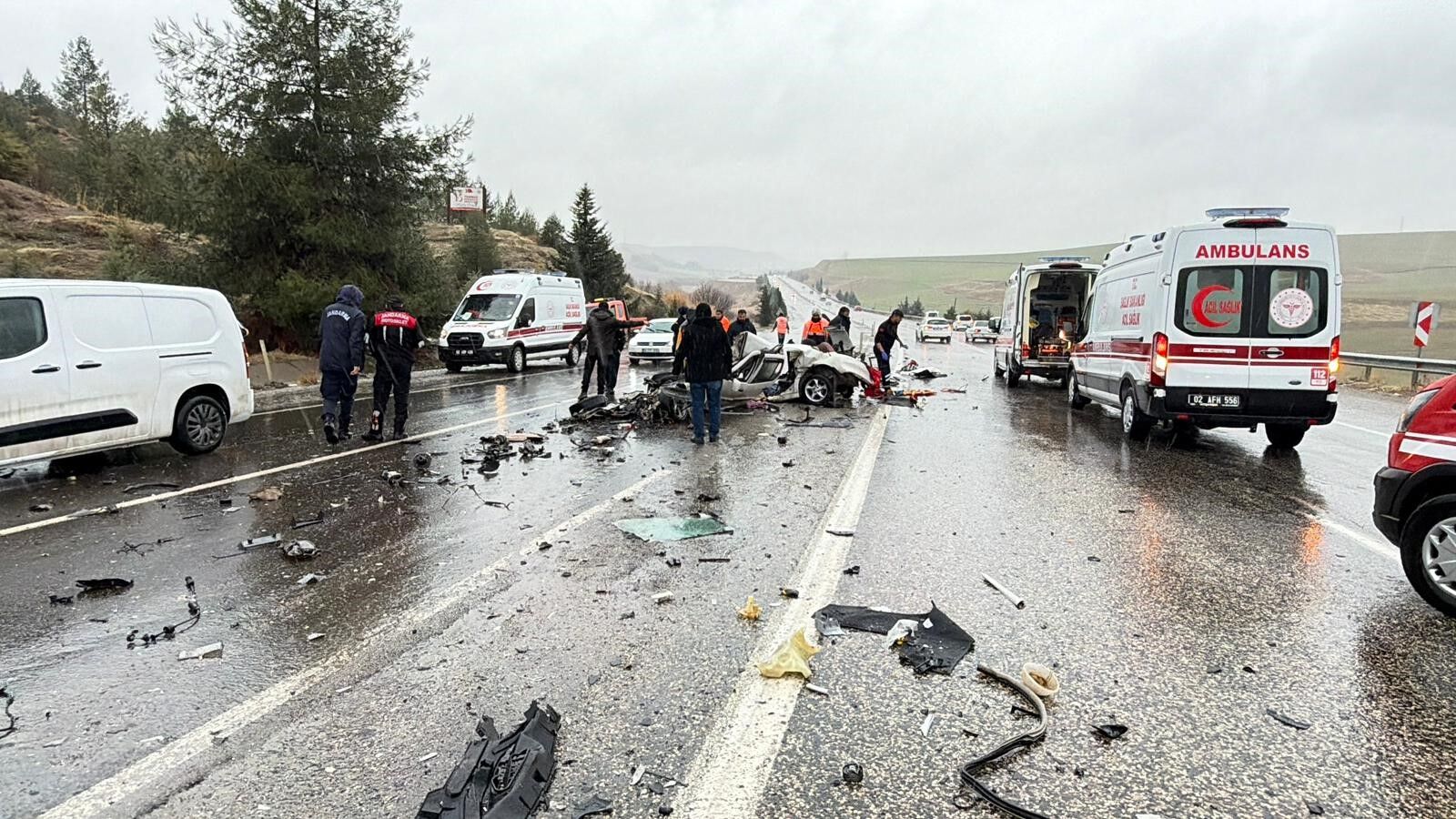 Adıyaman'da Feci Kaza (2)