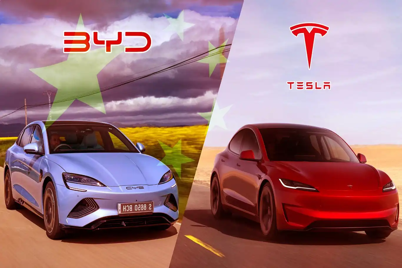 Byd Tesla 1