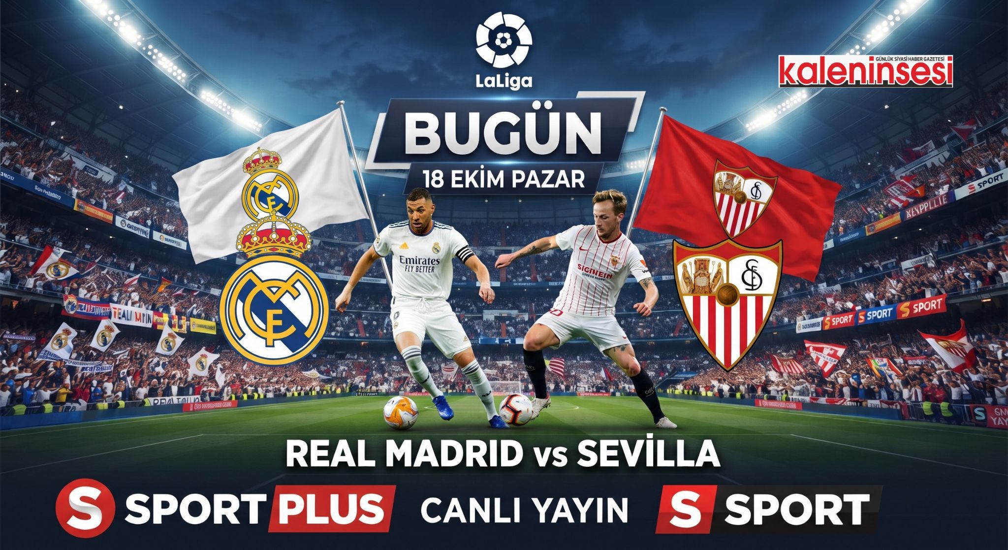 Real Madrid Sevilla maçı nerede izlenir, şifresiz canlı hangi kanalda?