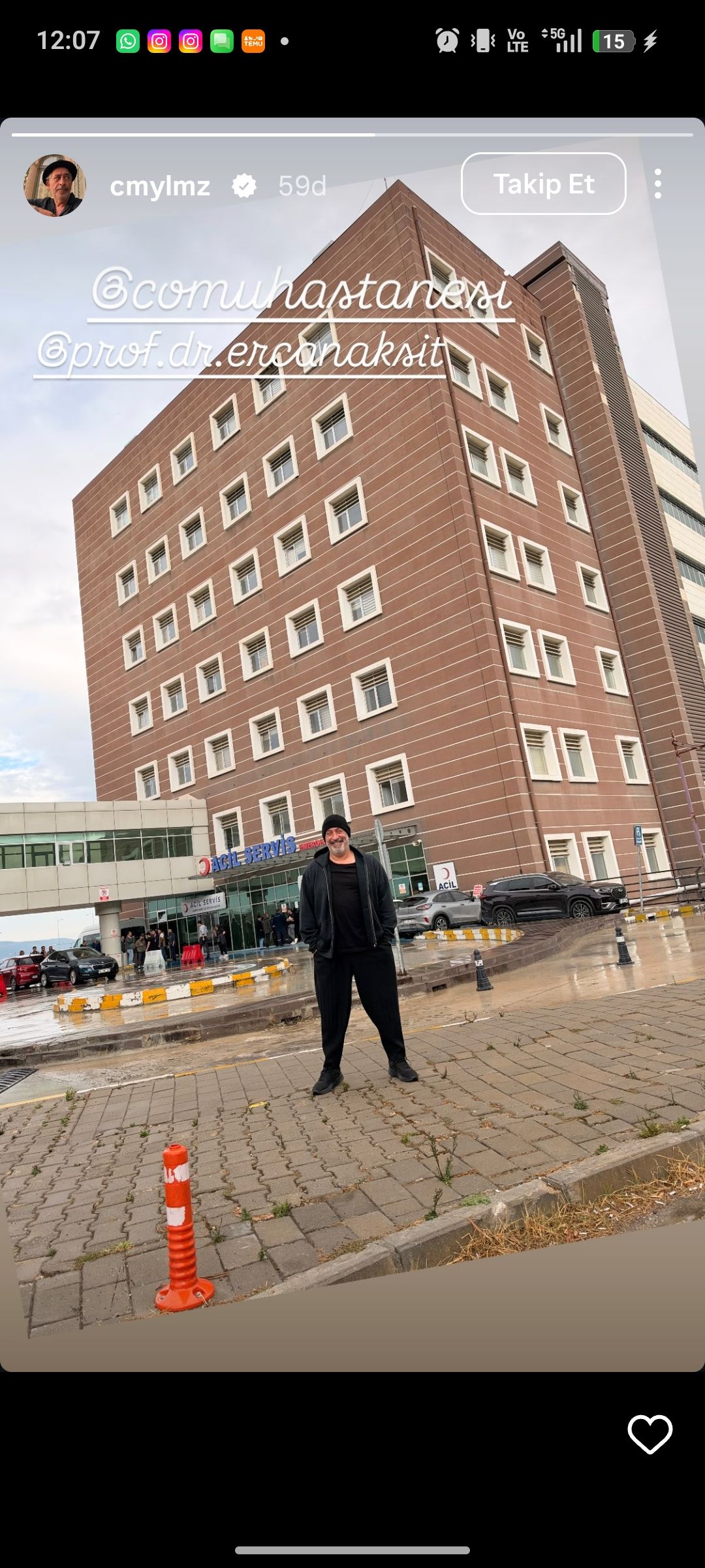 Cem Yılmaz’dan ÇOMÜ Hastanesi’ne Ziyaret