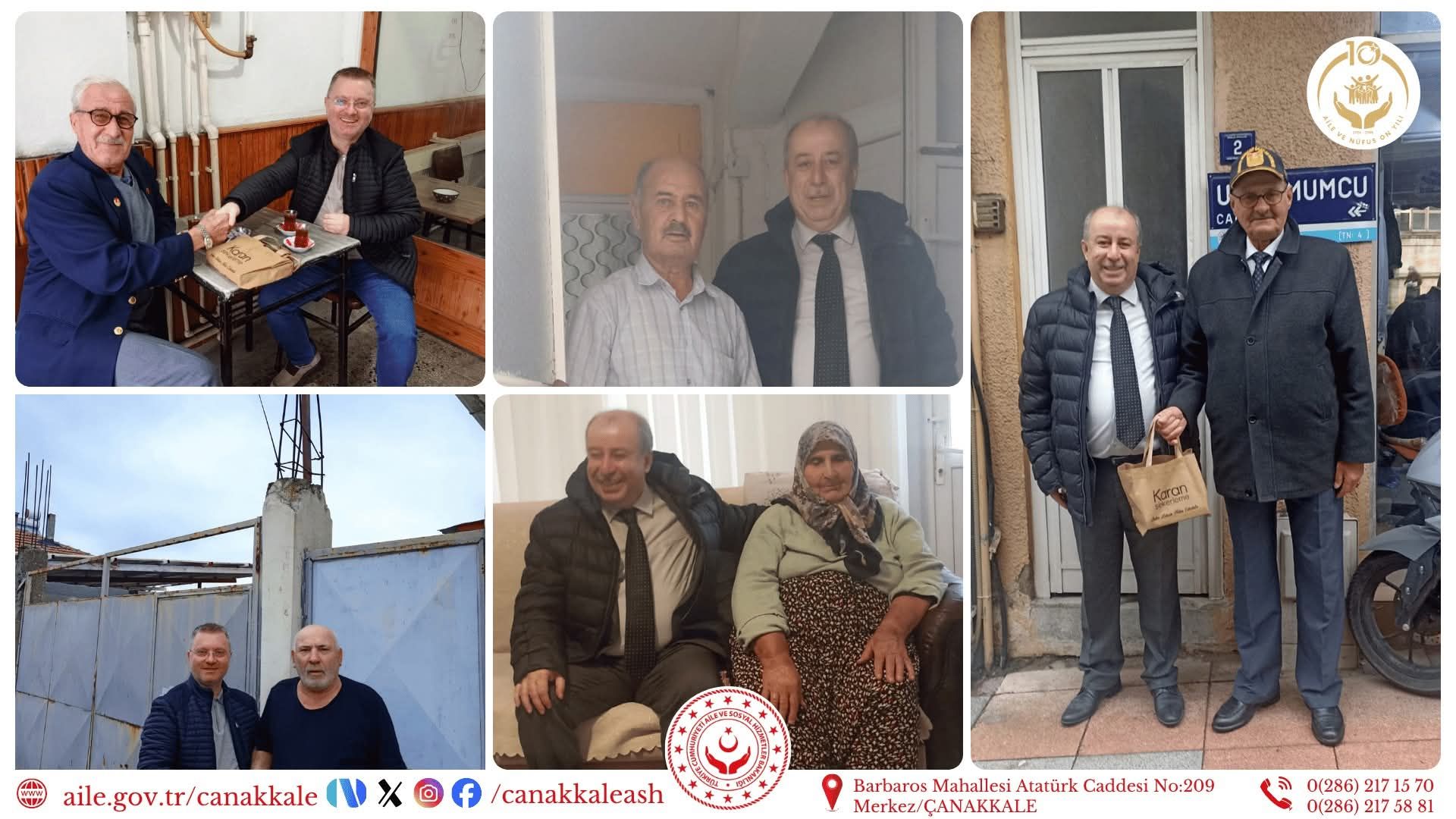 Biga’da Cumhuriyet Bayramı’nda Şehit Aileleri ve Gazilere Anlamlı Ziyaret